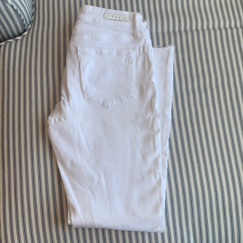 Articles of society white ripped jean